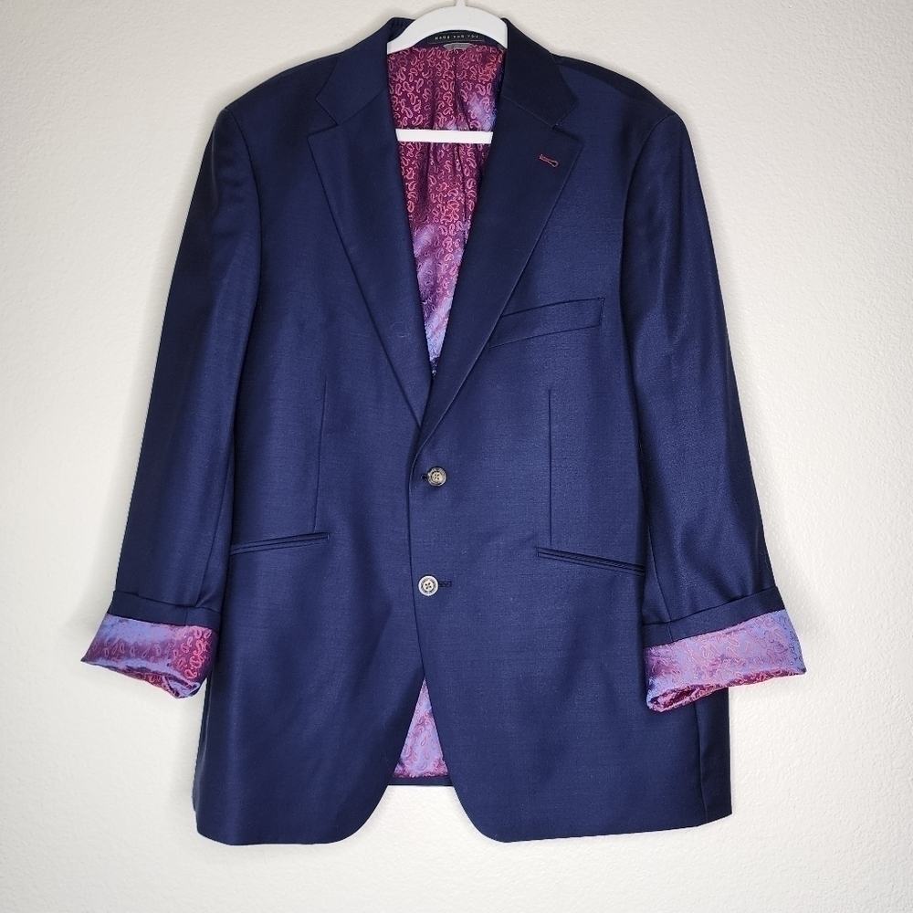 Indochino Blue & Iridescent 3 Piece Suite